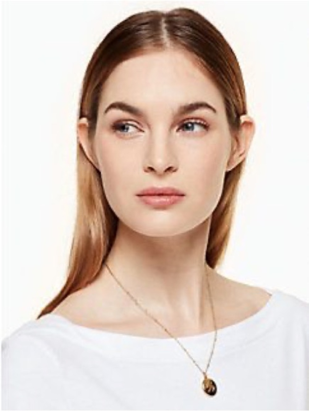 Kate Spade Silver Forever Mine Initial "J” Locket Pendant Necklace in Gold NIB